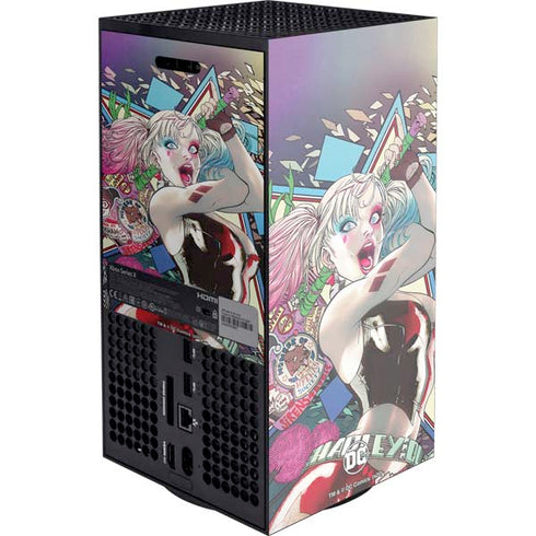 DC Comics Harley Quinn Action Pose XBox Series X Digital Edition Console Skin